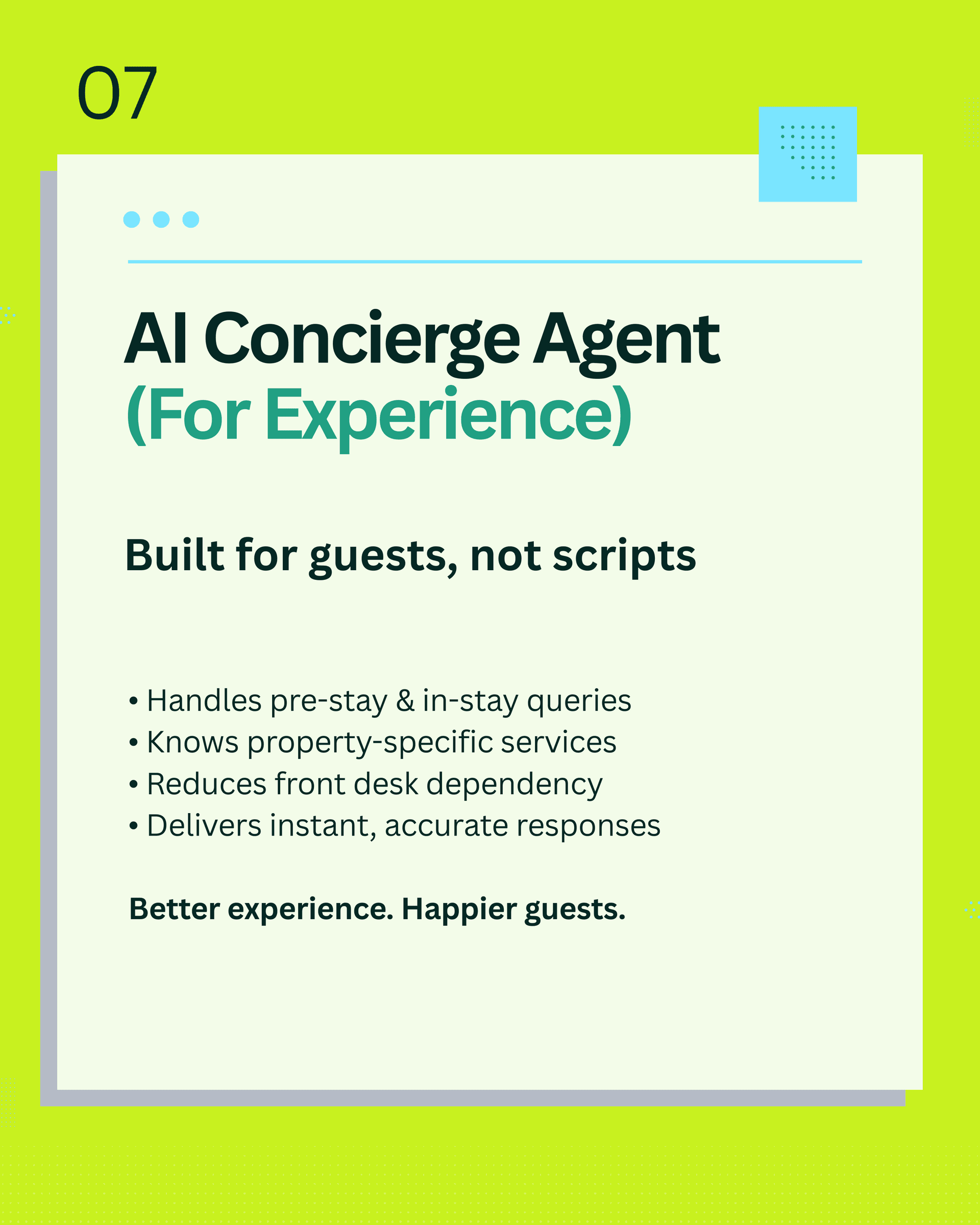 Post-booking guest engagement powered by purpose-built hotel AI
