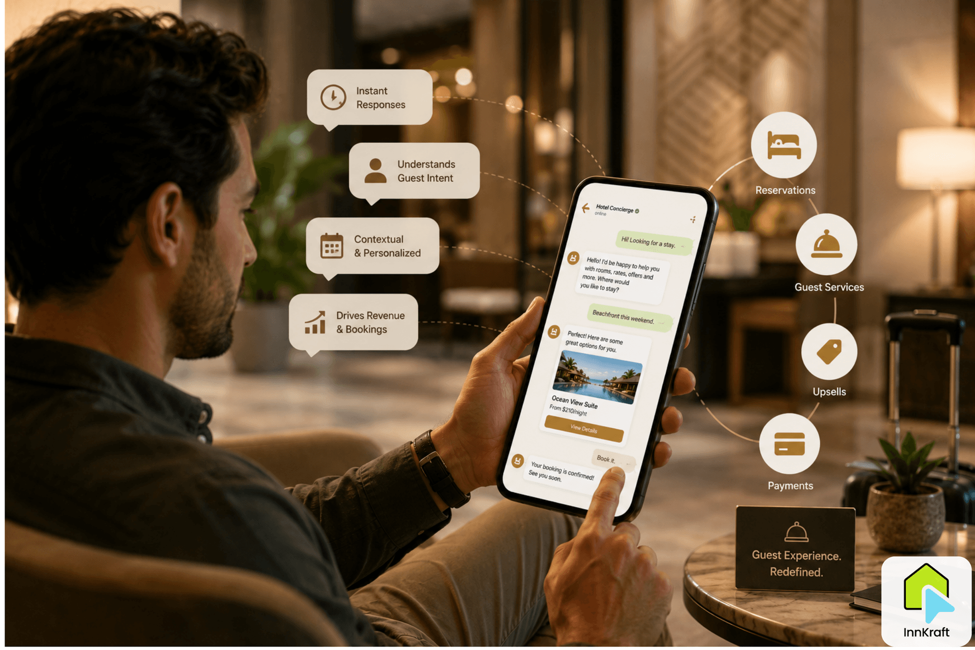 Generic Conversational AI Can Talk. But Hospitality Demands More Than Conversation.