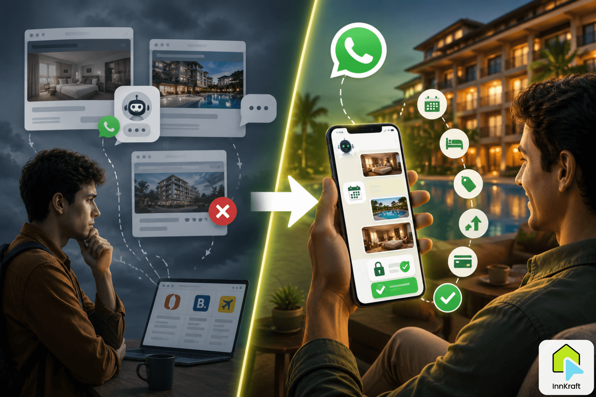 Hotels Are Using WhatsApp Wrong. Here Is What a Real Sales Journey Looks Like.